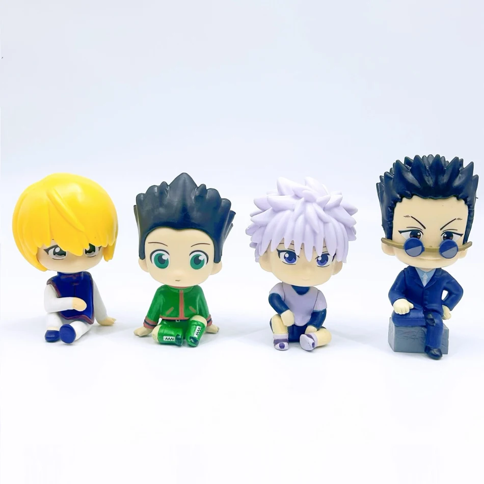 Aixlan GON FREECSS Figuur 8PCS SET Q Versie HUNTER X HUNTER PVC Action Figure Amine Kerstcadeau Collectible Beeldje