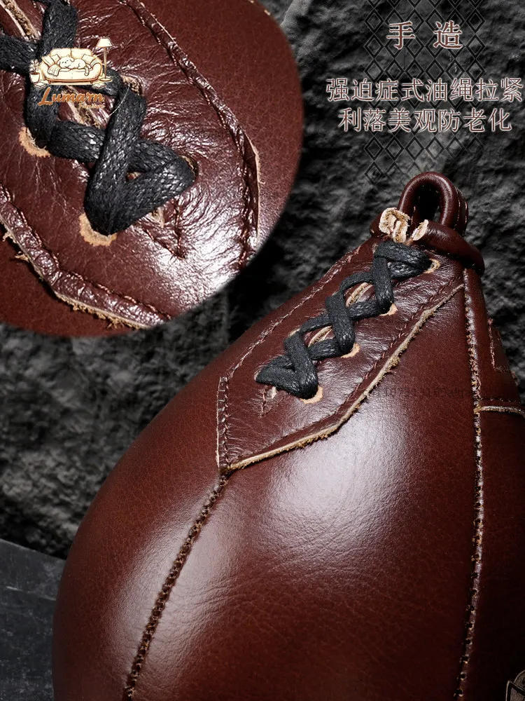 Cowhide Boxing Pear Ball Retro Hanging Speed Ball Fight Fighting Home Training Reaction Ball