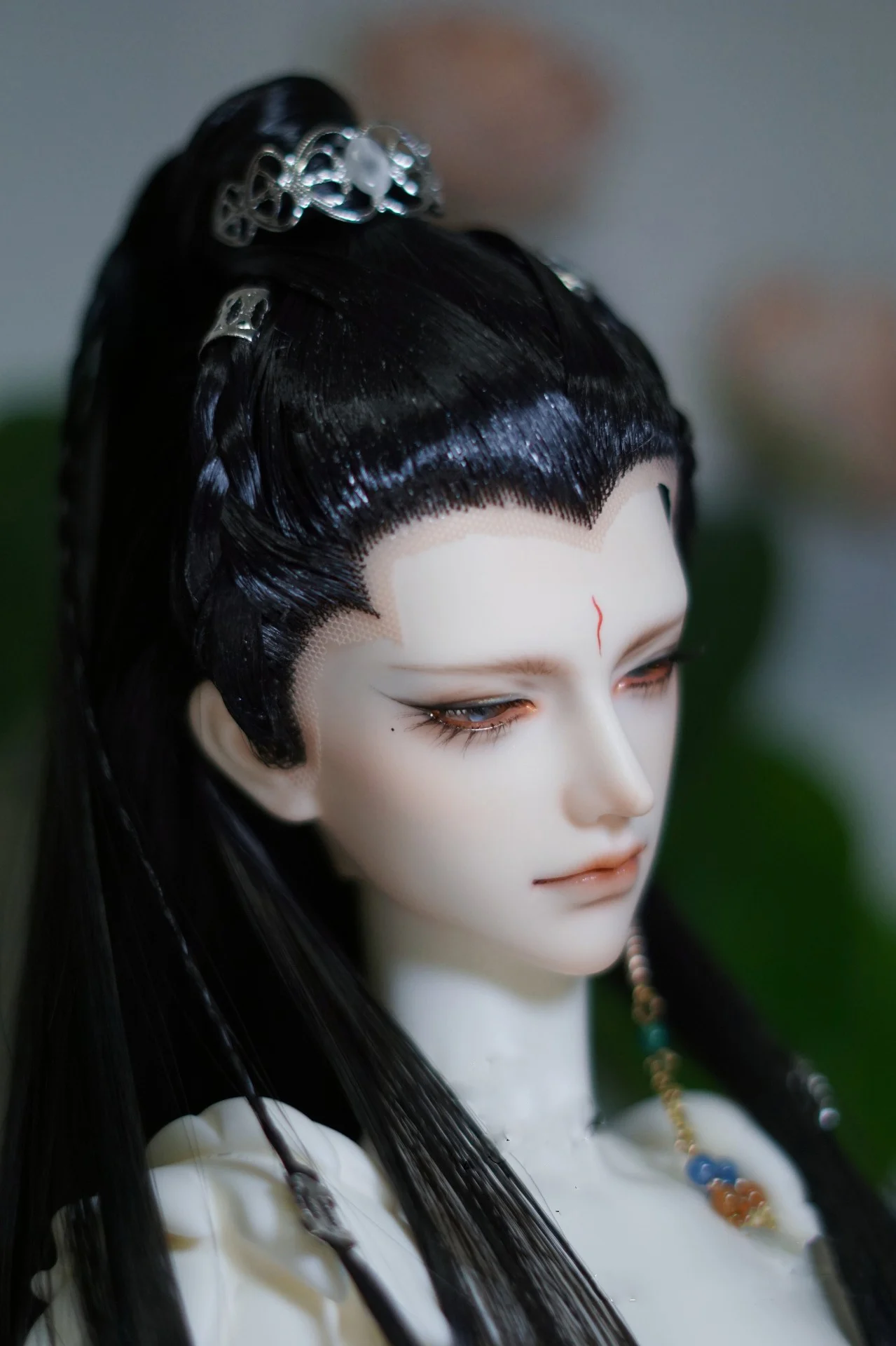 1/3 Scale Ancient Costume BJD Wig Doll Accessories Hanfu Antique Style Hair Retro Samurai Wigs For BJD/SD SD13 SSDF Uncle C1895