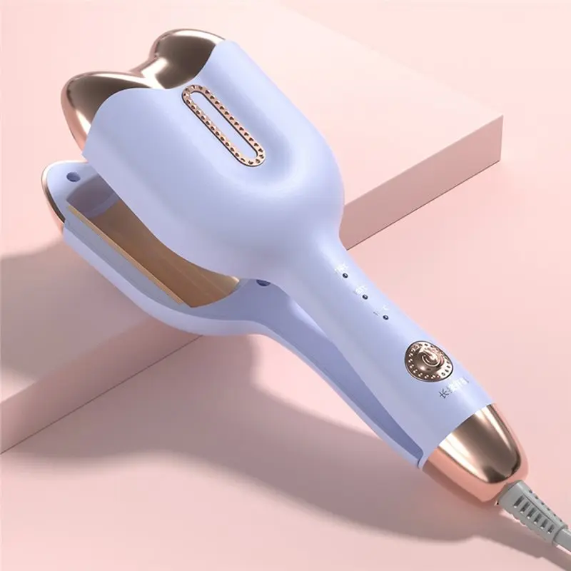 [B25B!】 EU Plug 32Mm Women' S Large Roll Curling Iron 3-Speed Temperature Adjustable Intelligent Power Outage Egg Roll