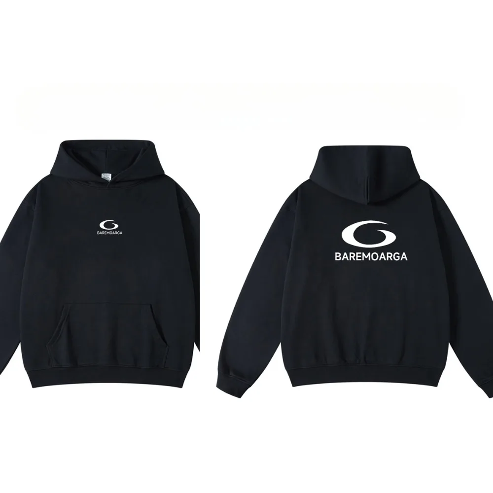 

2024 Paris Joint Autumn and Winter New Men and Women Hooded Hoodie Ba Jia Printed LOGO Loose New Pullover Top