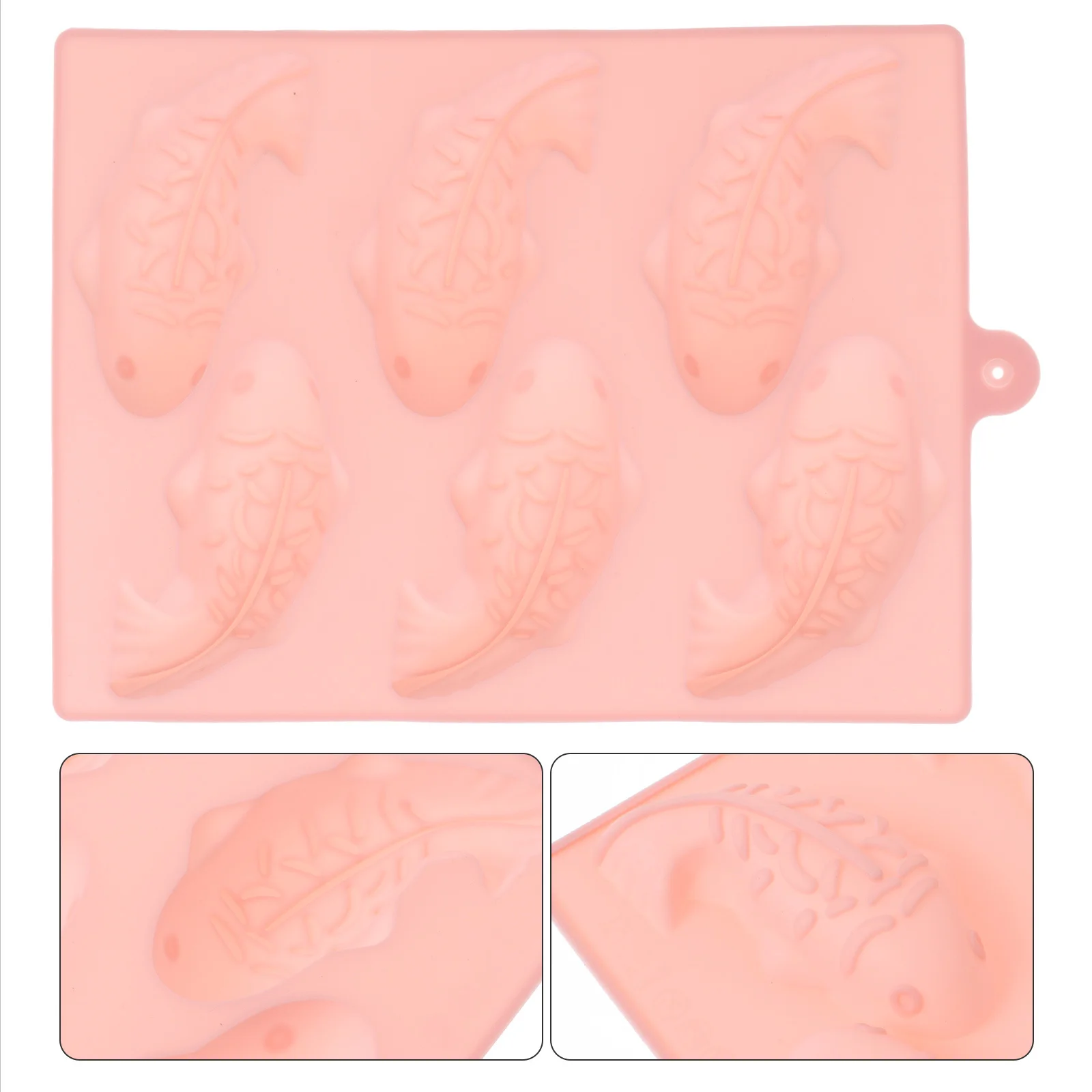

Flexible Silicone Fish Mold 6-Cavity Baking Tray for Cake Fondant DIY Chocolate Molds Fish Silicone Mold Chocolate Molds