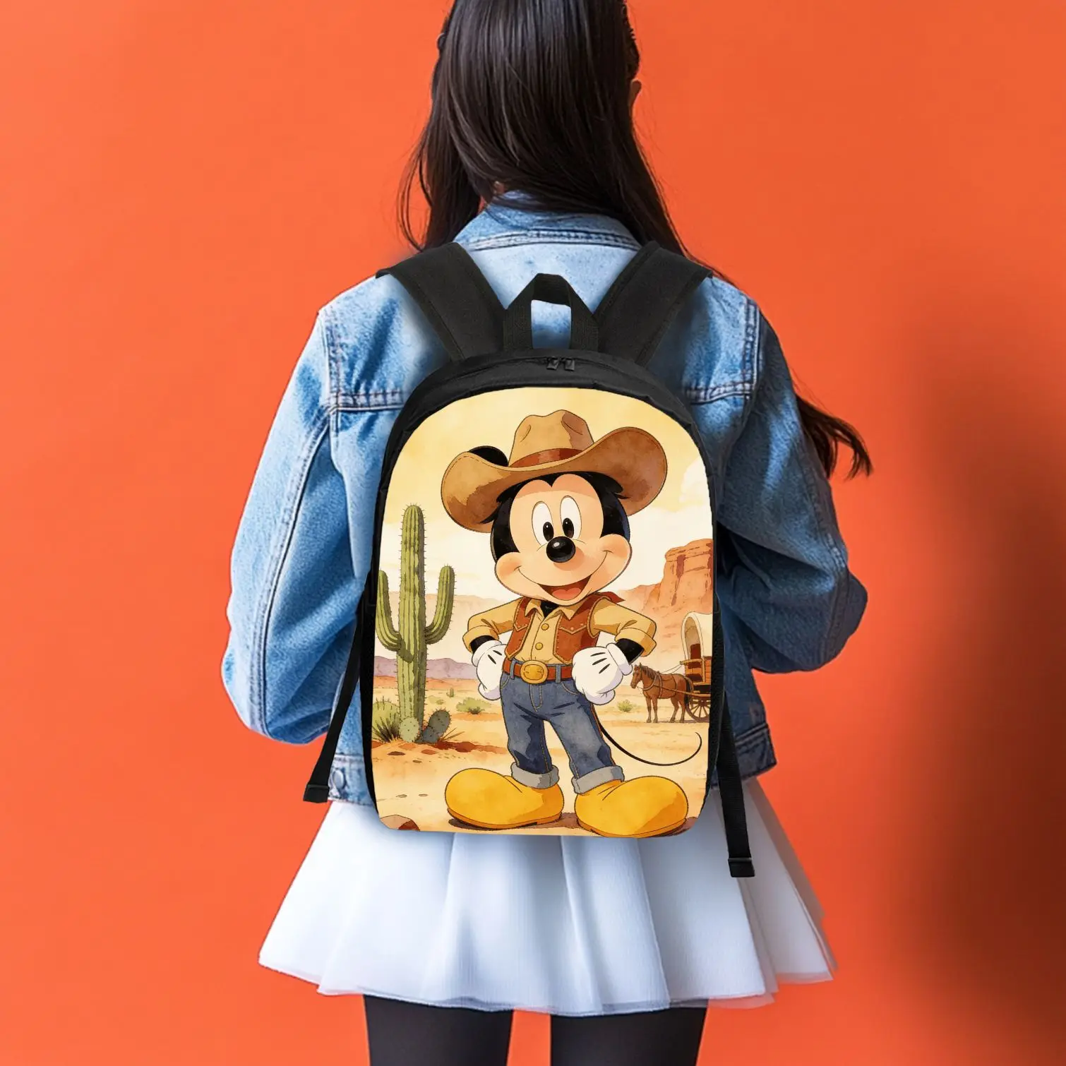 حقيبة ظهر ديزني مكونة من قطعة واحدة، حقيبة كاجوال، سعة كبيرة، هدية عالية الجودة، للاستخدام اليومي الشخصي