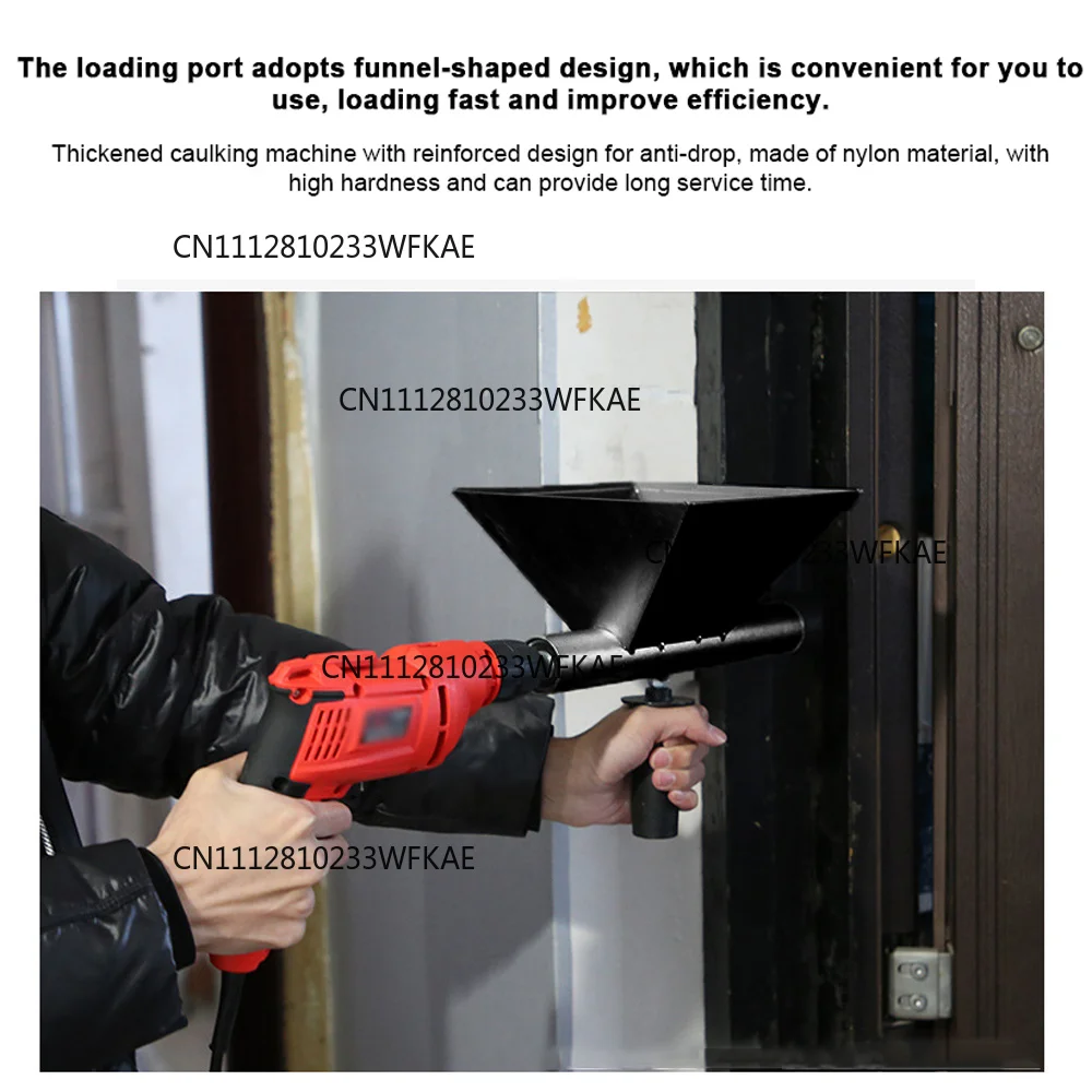 Electric caulking machine, mortar automatic filler 8mm electric drill joint cement joint device