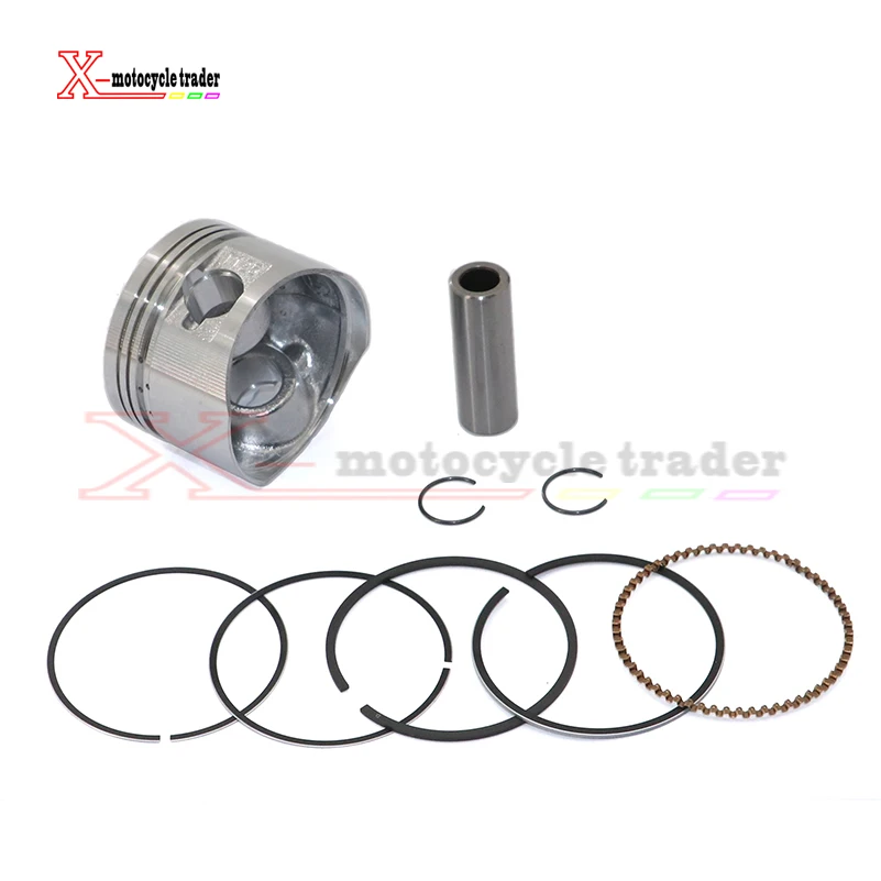 Motorcycle 52.4mm Bore steel cylinder Piston Gasket kit For lifan 125cc LF125 Horizontal Engines Dirt Pit Bike Monkey Bike ATV