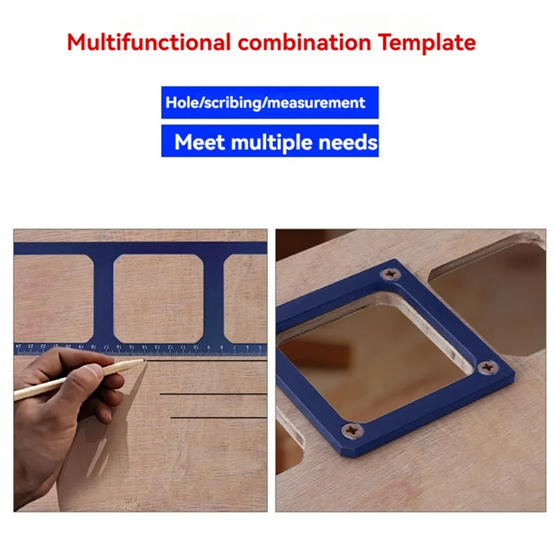 AB51 Socket Opening Template 86 Type Mold Holes Locator Electrical Plug Template Tool Hole Opening Template For Button
