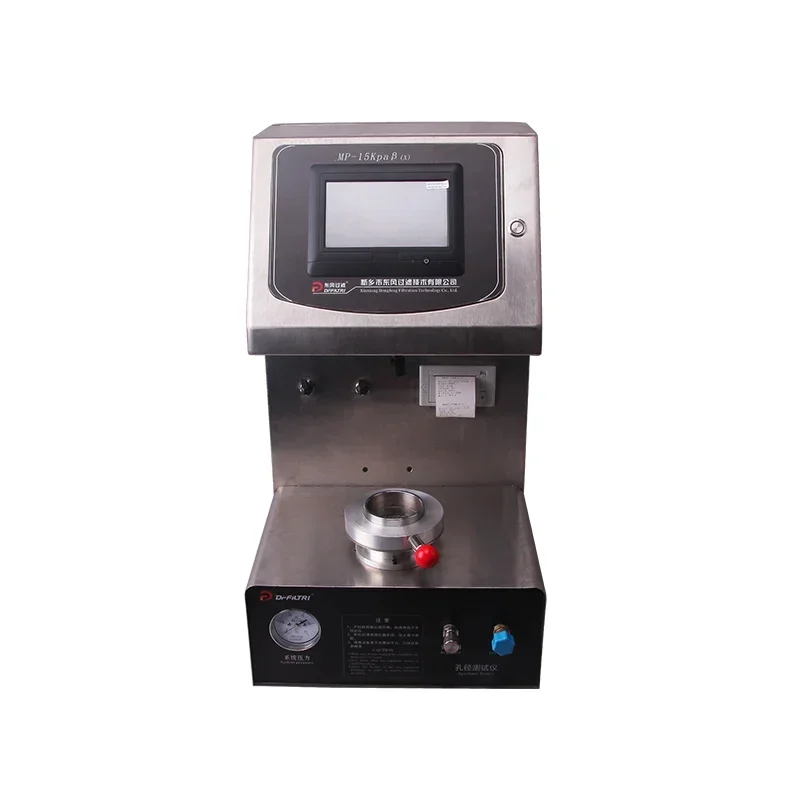 DFFILTRI World Marketing Testing the First Bubble Point MP-15KPAX Integrity Measuring Instrument