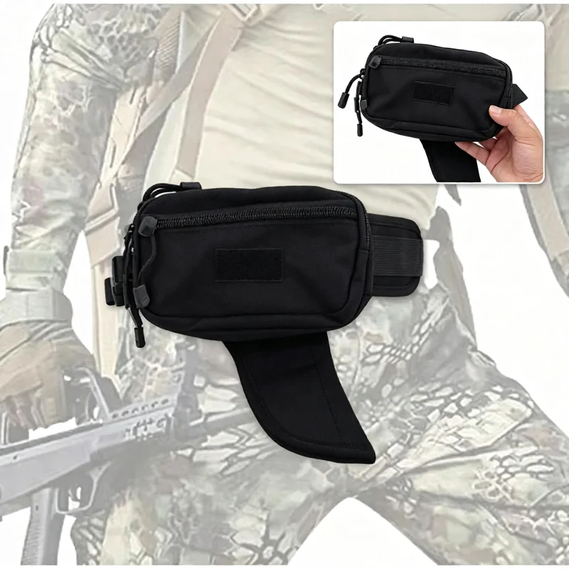 Runways Belt Bag Fashion Outdoor Concealed Carry Unisex Casual Commuter Travel Anti-Theft Hidden Waist Pack Nylon Multi-Pocket