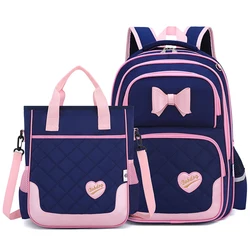 Ensemble de sacs d'école orthopédiques pour filles, sac à dos Kawaii de variété pour adolescentes, 3 pièces