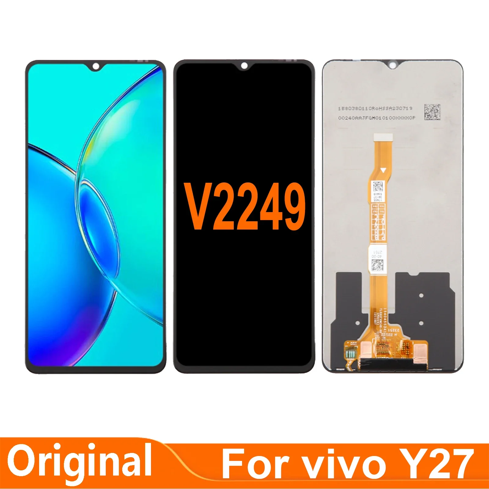 

For Vivo Y27 4G 5G V2249 V2302 LCD Display Touch Screen Digitizer Assembly Parts