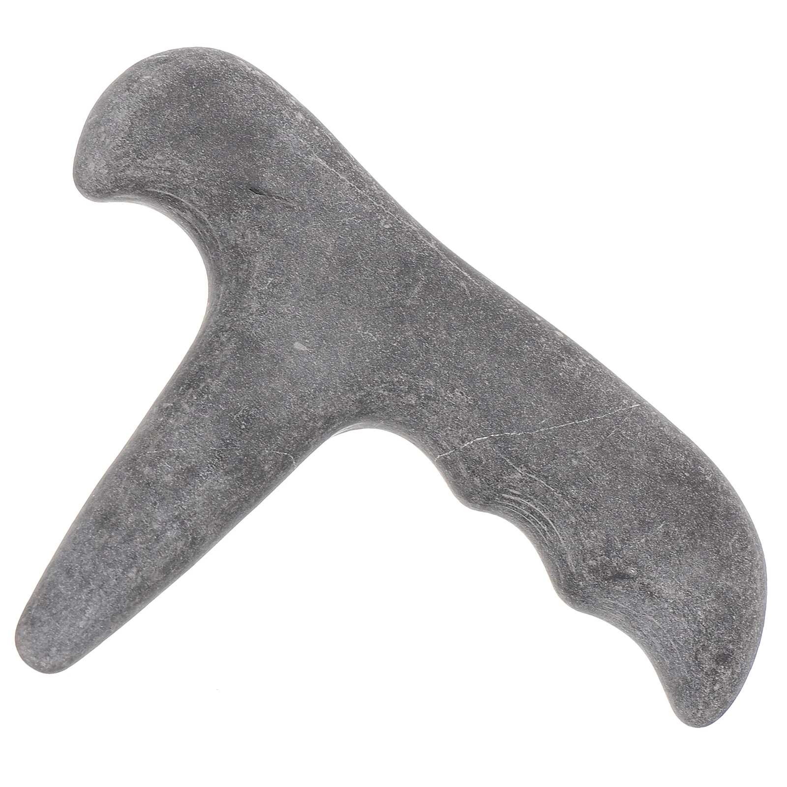 

Bian Stone Massage Hammer 11.4cm x 8cm T Shaped Acupressure Rod for Foot H Back Massager Stone Tool Acupuncture Point Stick Sole
