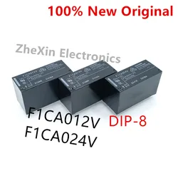5-10PCS/Lot   F1CA005V 、F1CA012V 、F1CA024V   DIP-8   New Power Relay DPDT   FTR-F1CA012V 、FTR-F1CA024V 、FTR-F1CA005V