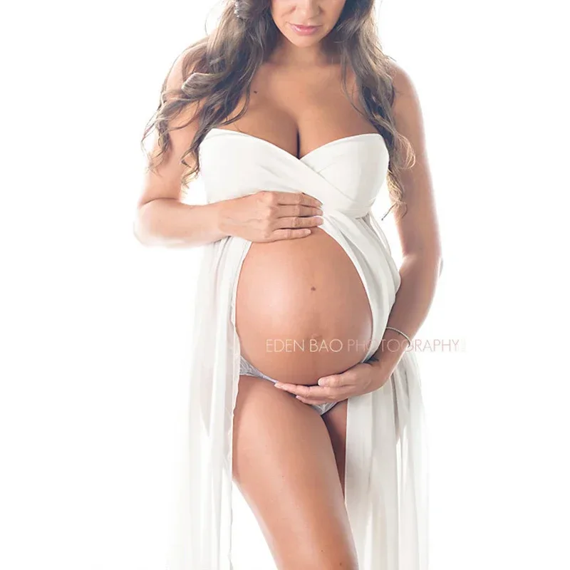 

Maternity Dress Maternity Photography Props Sexy Maxi Dress Elegant Fancy Pregnancy Photo Shoot Women Long Dress One Size