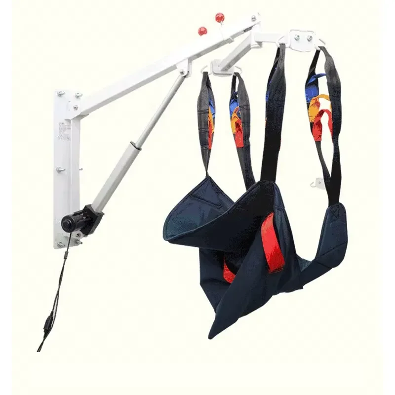 Electric Patient Transfer Lift Wall Mounted Portable Hoist for Disabled Elderly Hospital Home Care Nursing Aid Device 2023