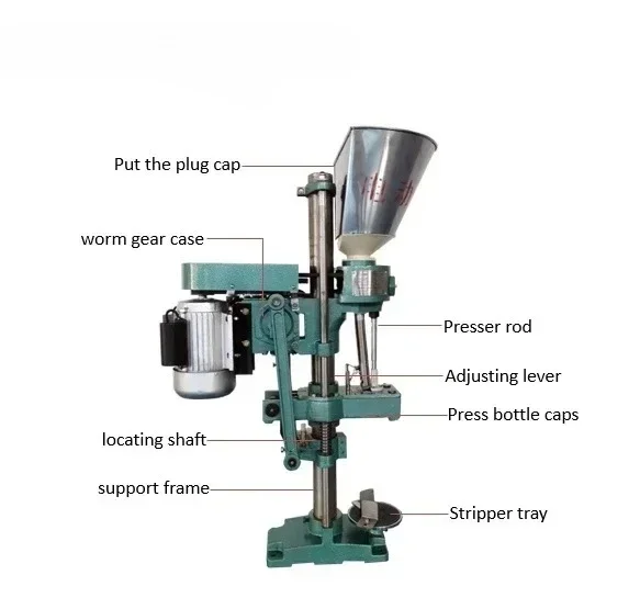 

Полуавтоматическая машина для вставки натуральных пробок в деревянные винные бутылки, машина для укупорки стеклянных бутылок для алкогольных напитков, заводская цена