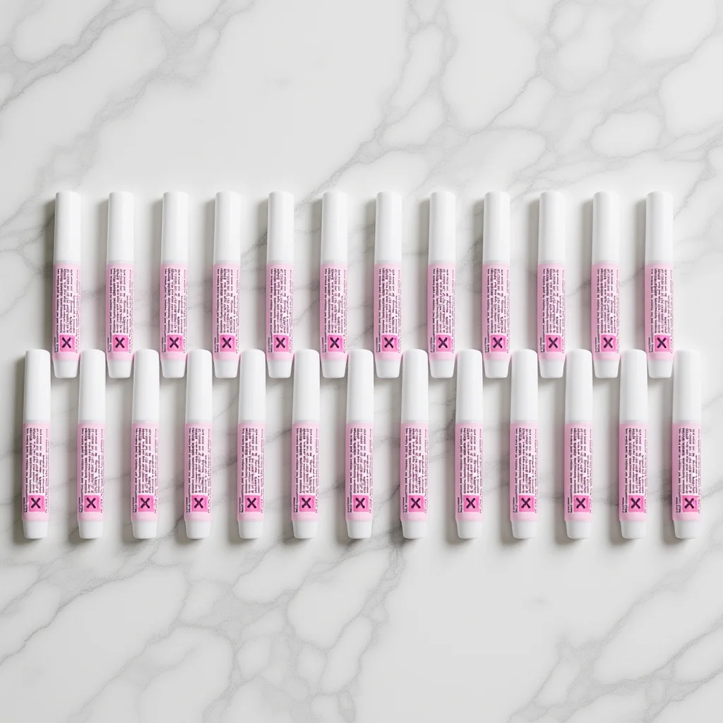 25 قطعة مسمار الفن الغراء لاصق قوي سريع الجفاف مسمار تلميح الغراء مناسبة للنصائح الفرنسية كاذبة مانيكير أداة صالون الاستخدام