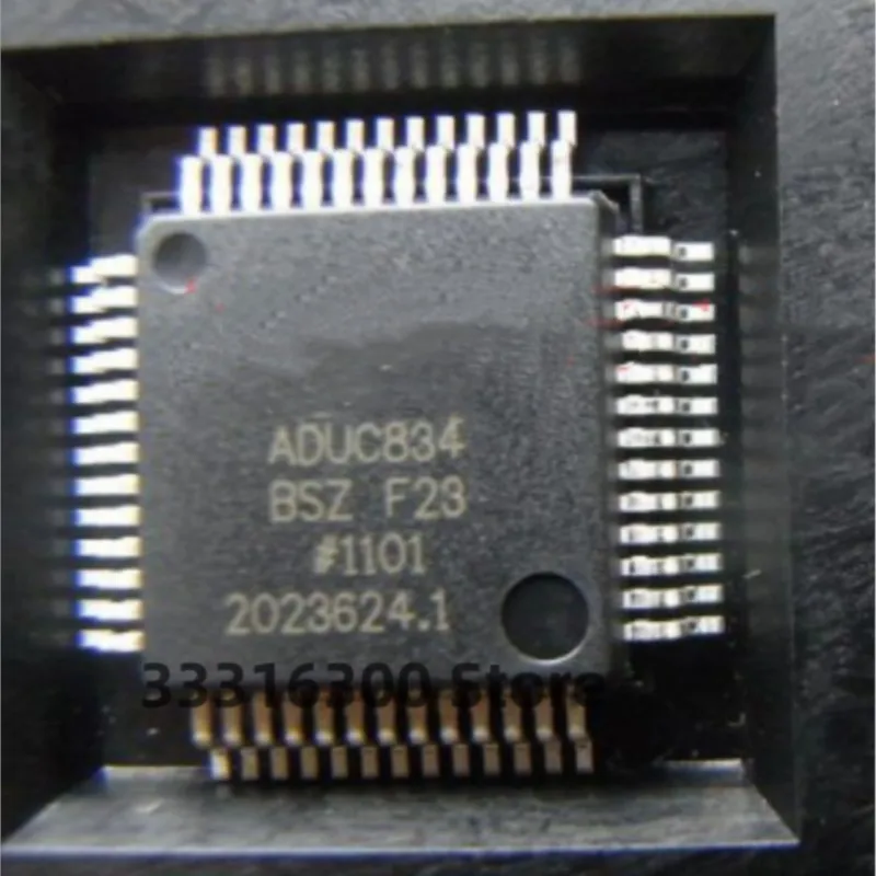 2PCS New ADUC834BSZ   QFP52 Microcontroller chip IC