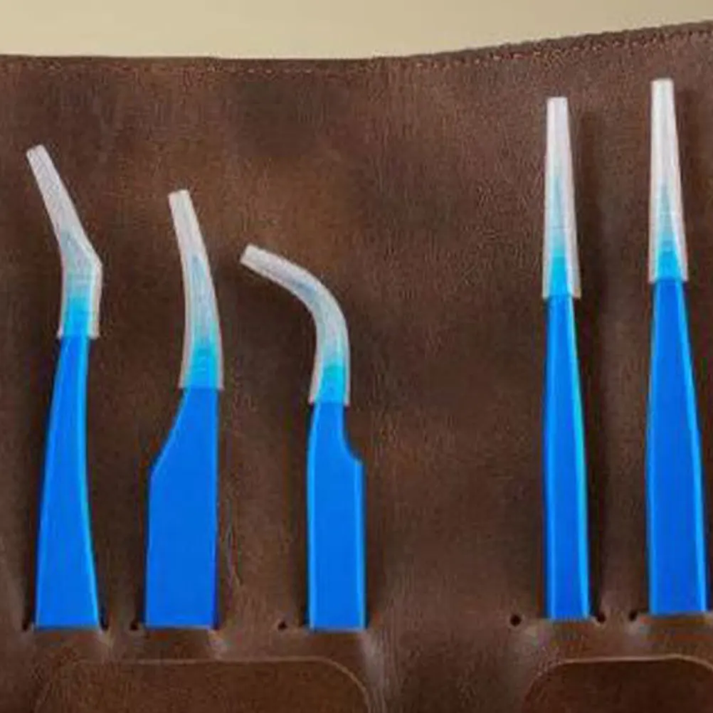 1 pz pinzette per ciglia borsa di immagazzinaggio durevole resistente all'usura custodia in PU di grande capacità portatile strumento di trucco organizzatore pinzette supporto