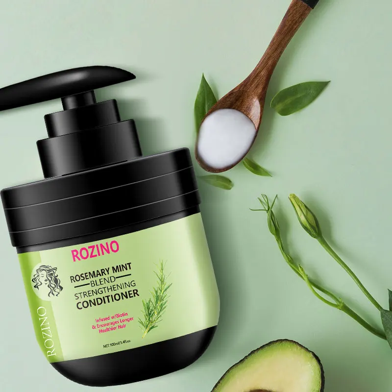 100ml Rosemary Mint Enhanced Leave-In Conditioner To Improve Hair Strength And Brightness, Make Hair Smooth And Smooth, Suitable