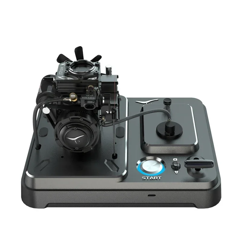 TOYAN  FS S100AT Four Stroke Metal Based  Engine One button Start Mini DIY Model Toy Can Be Collected and Gifted