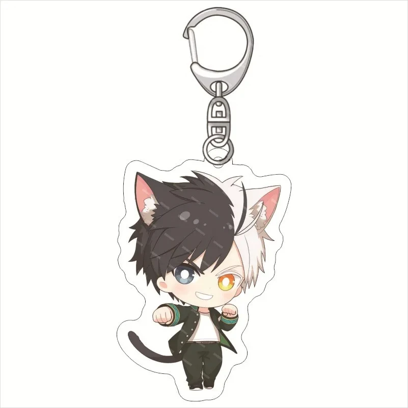 6cm Q Edition Anime WIND BREAKER Acrylic Keychain Large Holder Mark Sakura Harusugita Keitaro Acrylic Decoration Firend Gifts