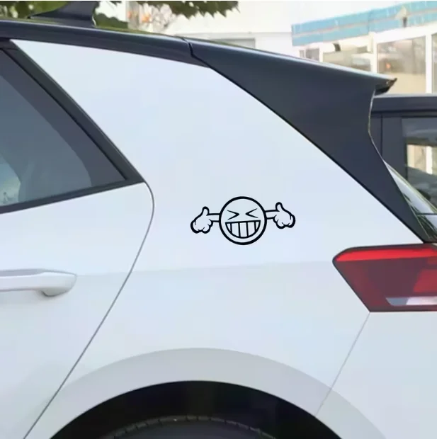 1Pc Crazy Shocking Car Audio Subwoofer Music Car Sticker Laptop Sticker Truck Off-Road Vehicle Door Rear Window Personalized Decoration Car Decal Bumper Sticker