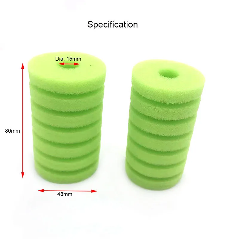 2PCS Feinen Schaum Aquarium Filter Schwamm für Aquarium Aquarium Luftpumpe Skimmer Biochemischen Schwamm Filter Aquarium Bio Filter