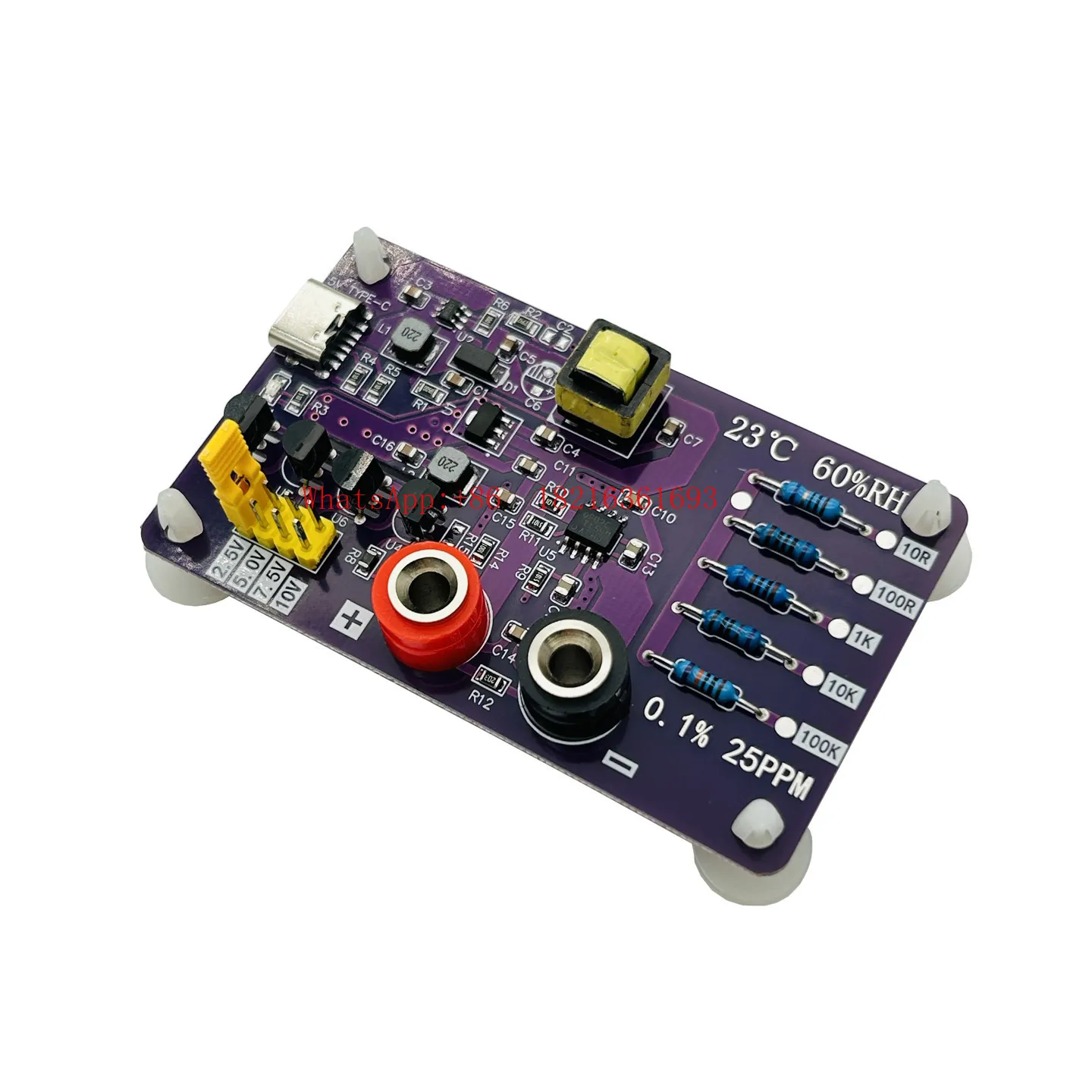 AD585S Voltage Resistance Reference Module 10/7.5/5/2.5 V Four-speed Reference Multimeter Calibration
