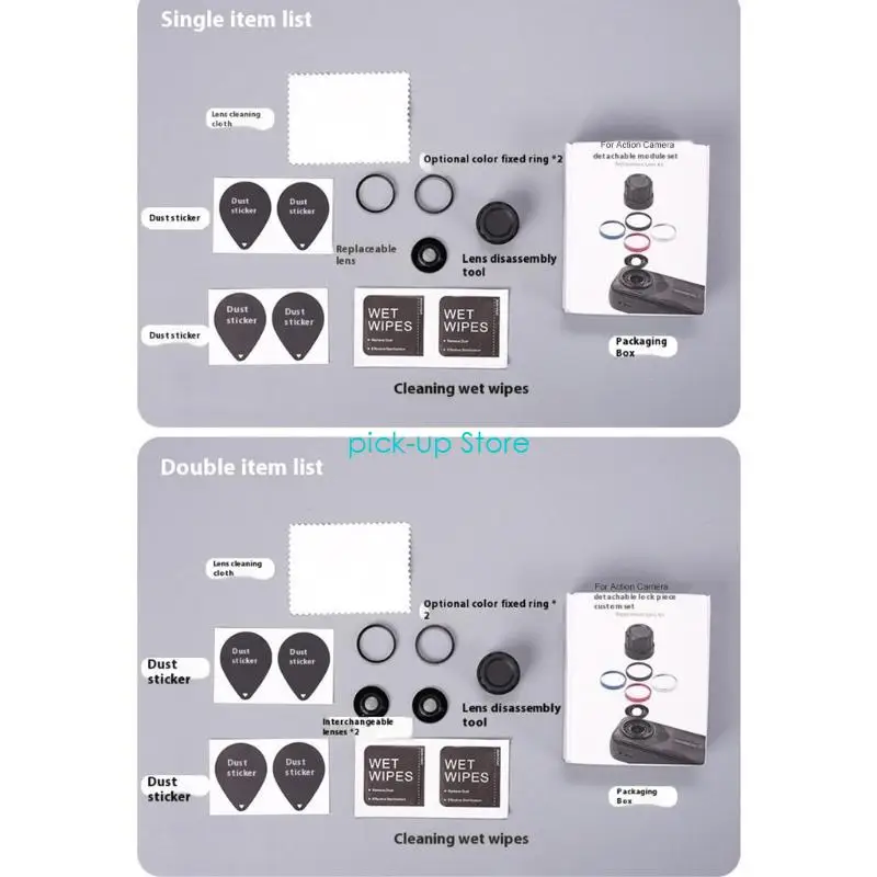 Q5WAイージーインストール保護レンズ取り外し可能な光学レンズスクラッチ耐性