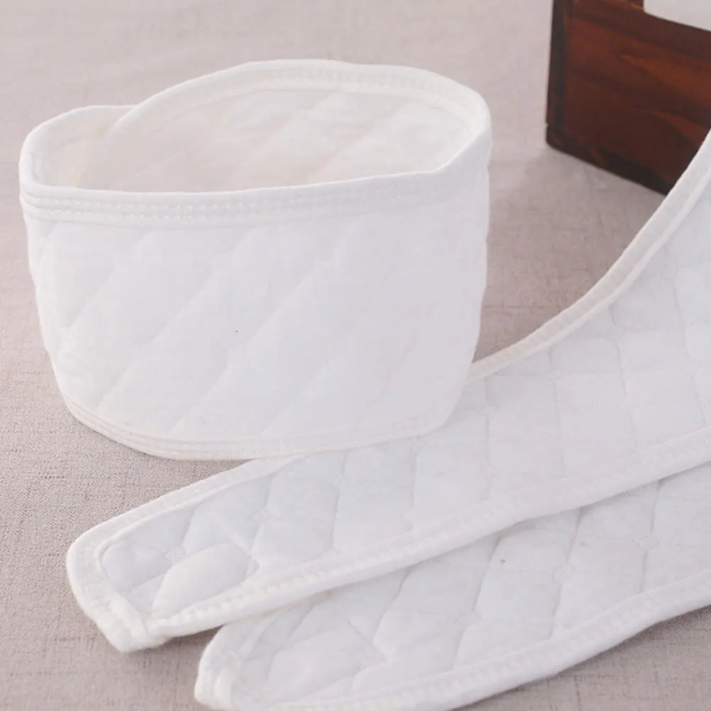 5 قطع من حزام بطن الطفل المريح من القطن المرن الدافئ لدعم البطن لحديثي الولادة لمنع الفتق للاستخدام اليومي في الحضانة #2