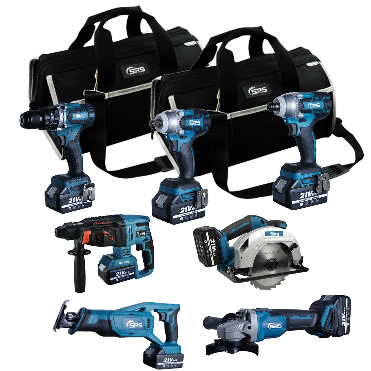 Wholesale High Quality Oem 48*32*20Cm 25Kg 21V Power Tools Combo Kit