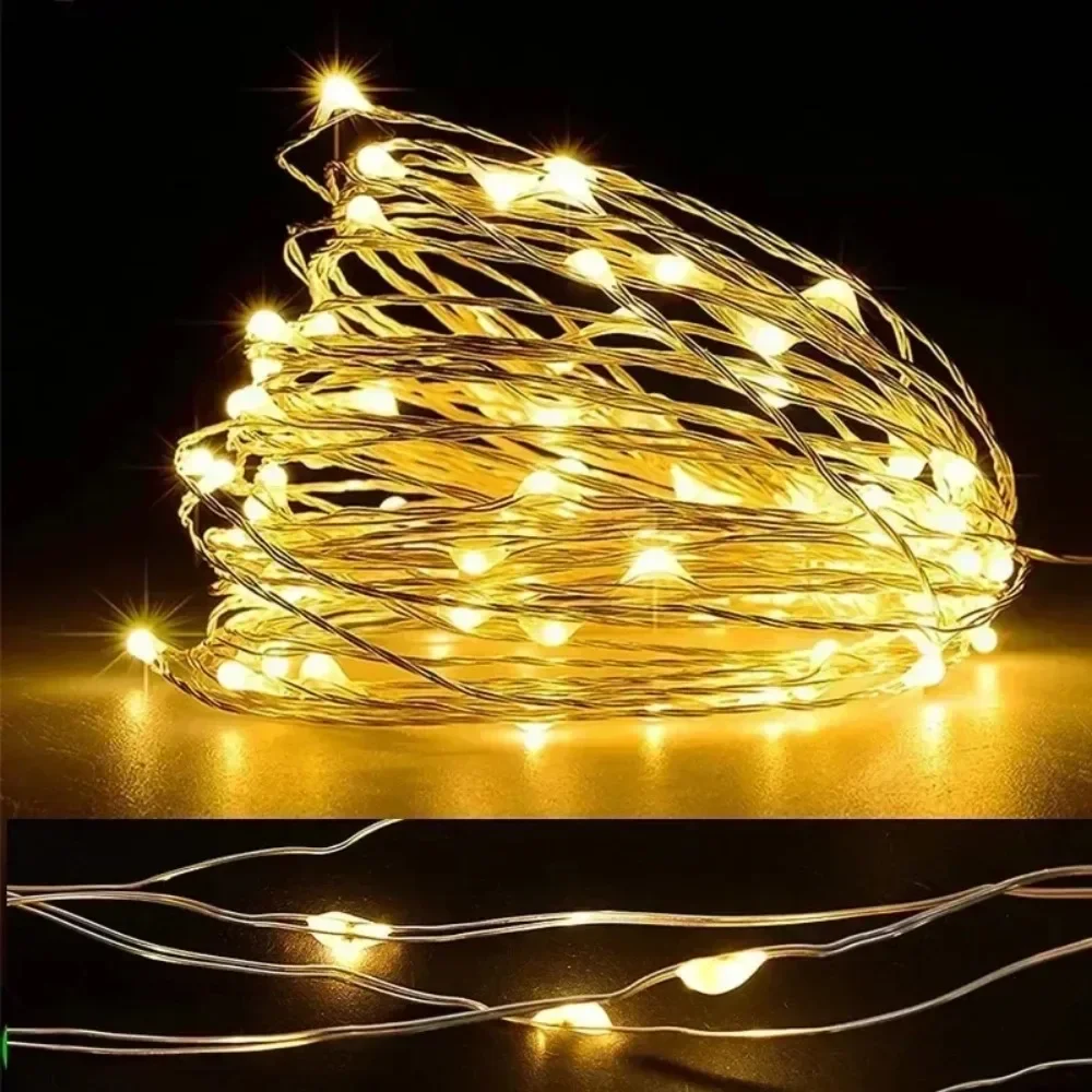 LED String Lights USB Remote Control 8 Modes Fairy Garland for Wedding Christmas New Year Party Decoration