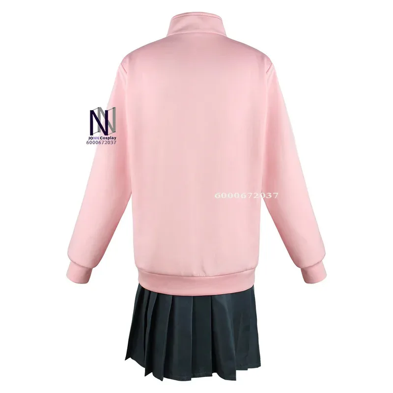 Косплей Bocchi The Rock Gotou Hitori — униформа JK с розовой курткой, юбкой и париком для Хэллоуина dl; 1