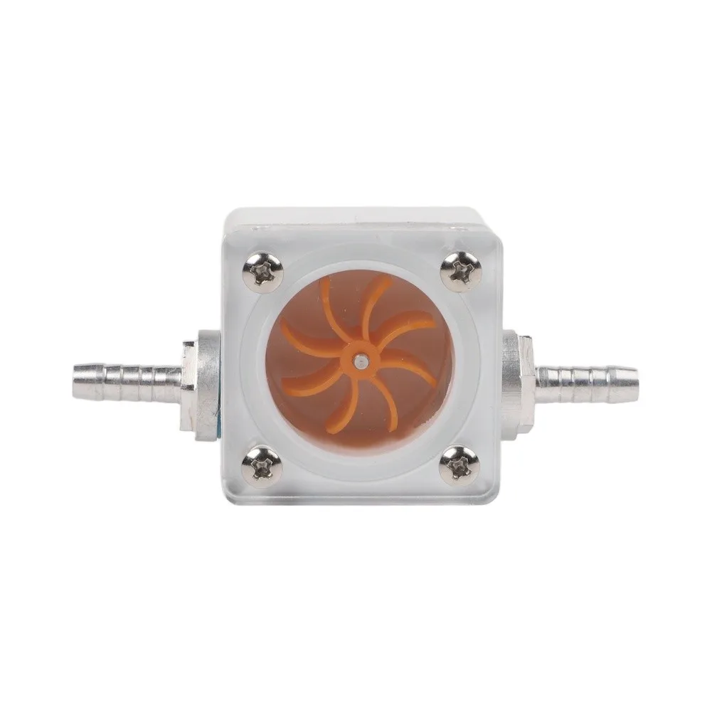 Water Cooling Flow Monitor for CNC Engraving Spindle Aluminum Alloy Housing 41x41x25mm with 6mm 8mm 10mm 12mm Options