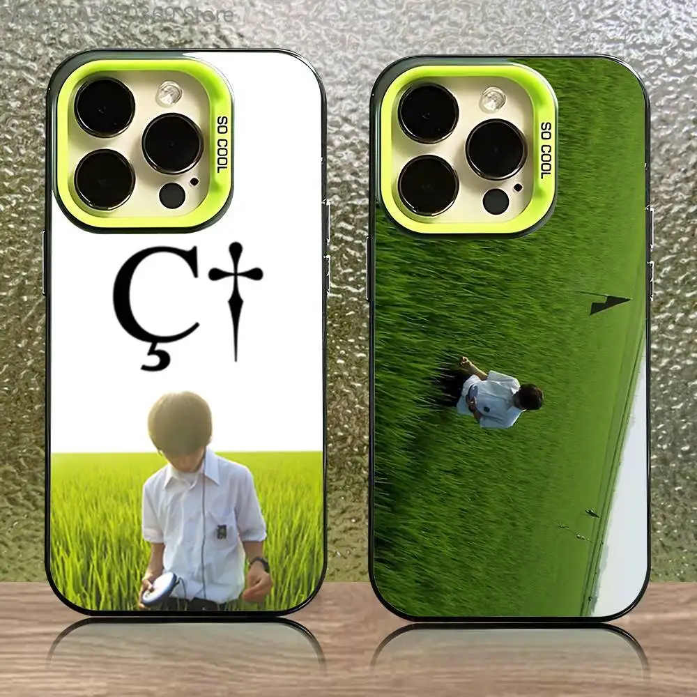 

All A-About L-Lily C-Chou-Chou Phone Case For iPhone 16,15,14,13,12,11,Pro,XS,Max,Plus,Mini,SE Green Candy Matte Shockproof Case
