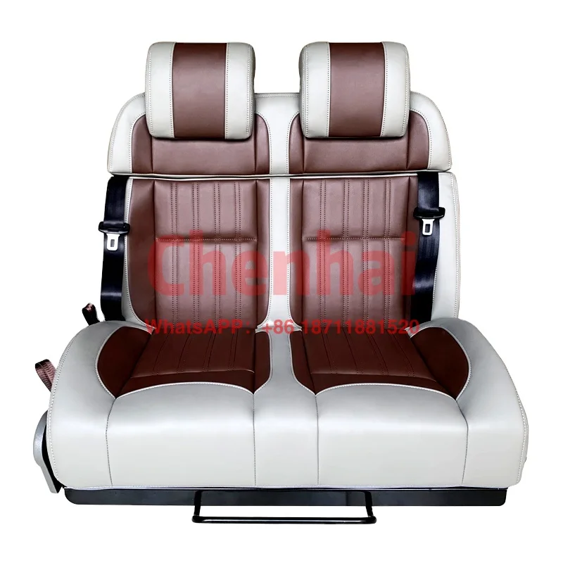 Customize Newest Custom Modified Leather Motorhome Seat Bed Camper Van Reclined Seat For RV Modification