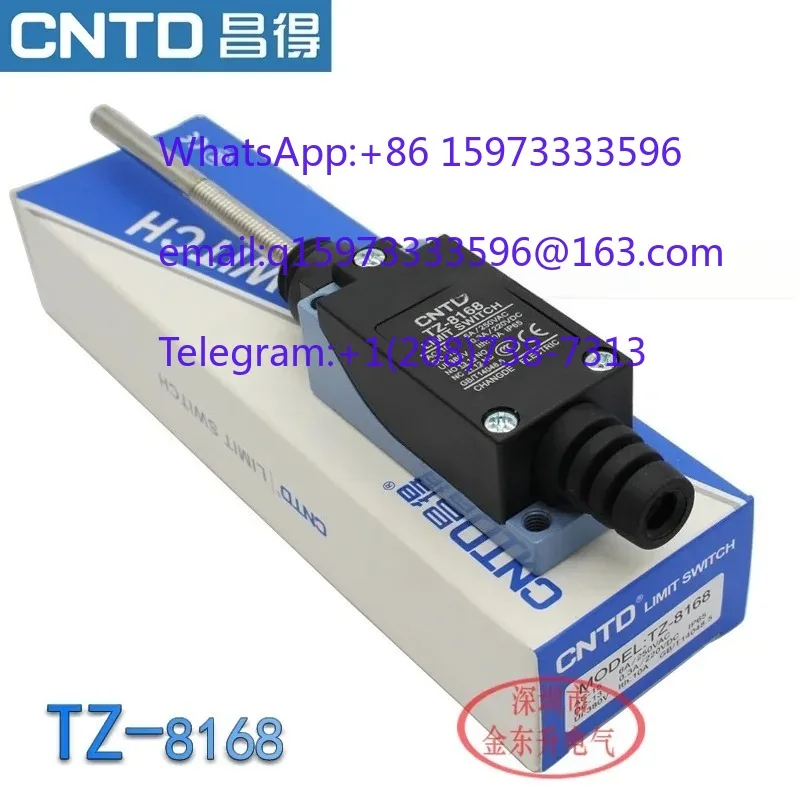 :2Pcs TZ-8168 Self Reset Limit Travel Switch, Universal Flexible Rod Micro Switch for Industrial Machine Electrical Control