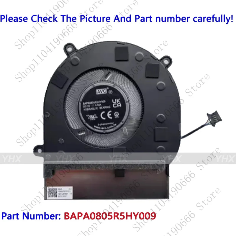 

BD New for ASUS Pro14 B3404CV COOLING FAN DC5V BAPA0805R5HY009.