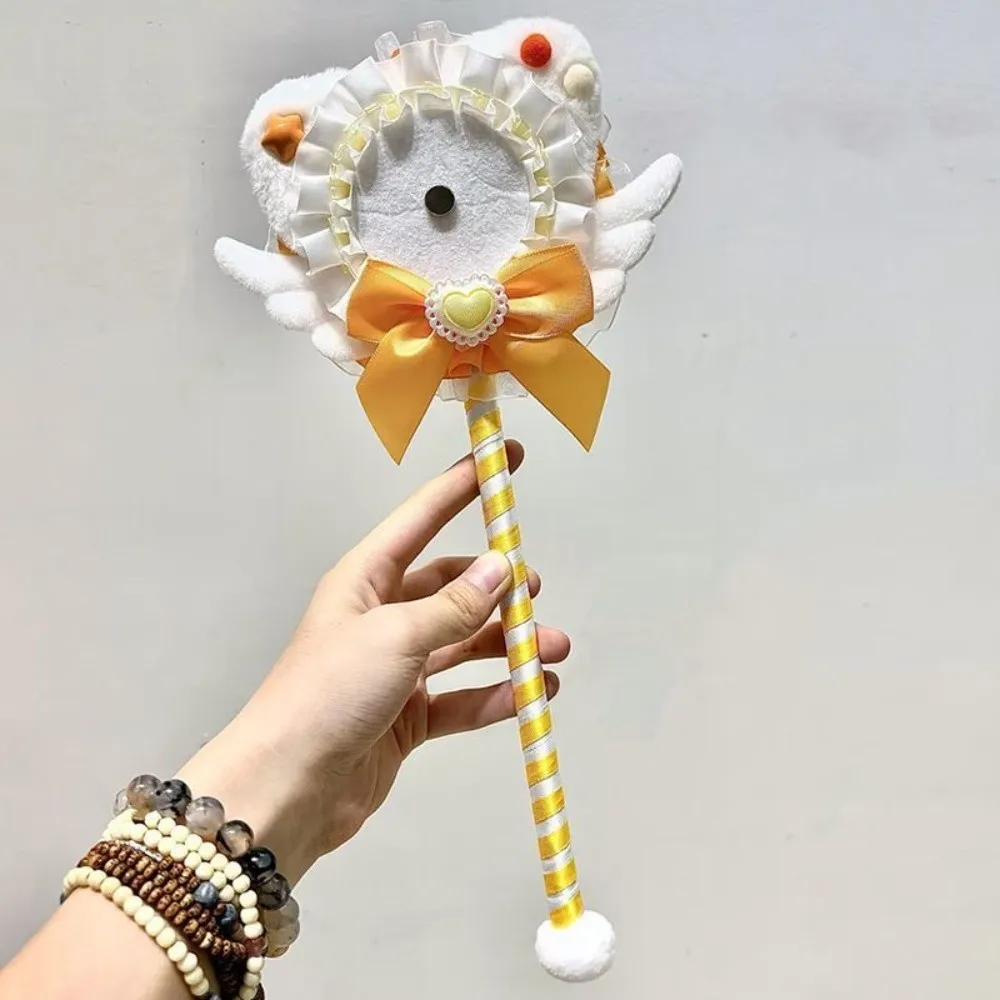 Cat Ears Magnetic Anime Badge Holder Love Heart Bow Badge Magic Wand Creative Wings Badge Display Stick Ita Bag Accessories