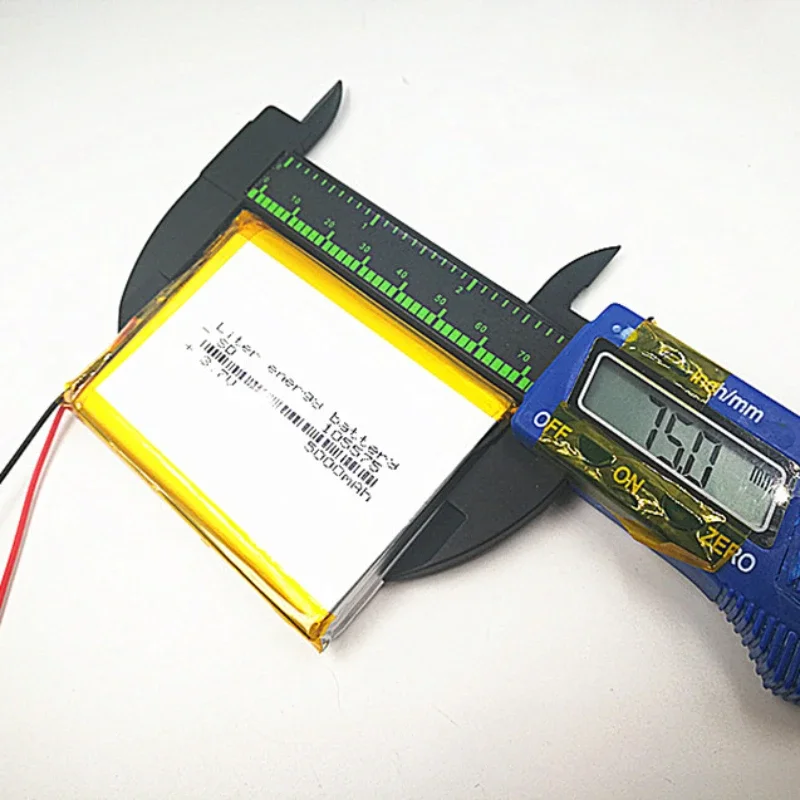 1-8pcs 3.7V 5000mah Lithium Polymer Battery