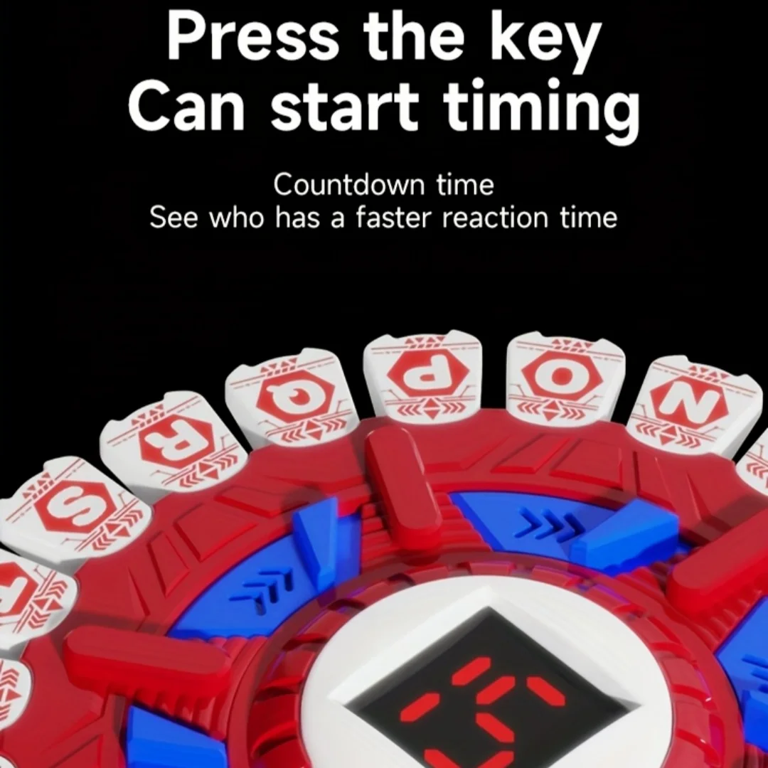 24キーのスペイン語アルファベットゲーム（デジタルディスプレイバージョン） – 楽しい脳トレ、速い思考力のためのボード/テーブルトップゲーム。