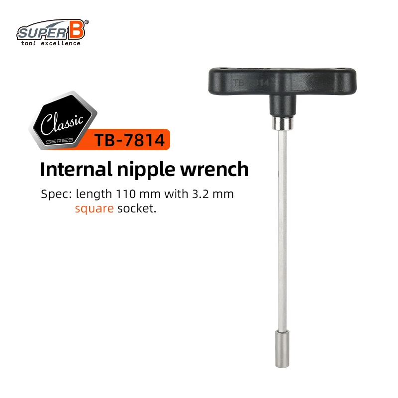 Super B T-handvat Fiets Interne Tepelsleutel 3.2/4.8/5.5/6.0/8.0mm Spaaksleutel inbussleutels Fiets Velg Reparatie Wrench Gereedschap