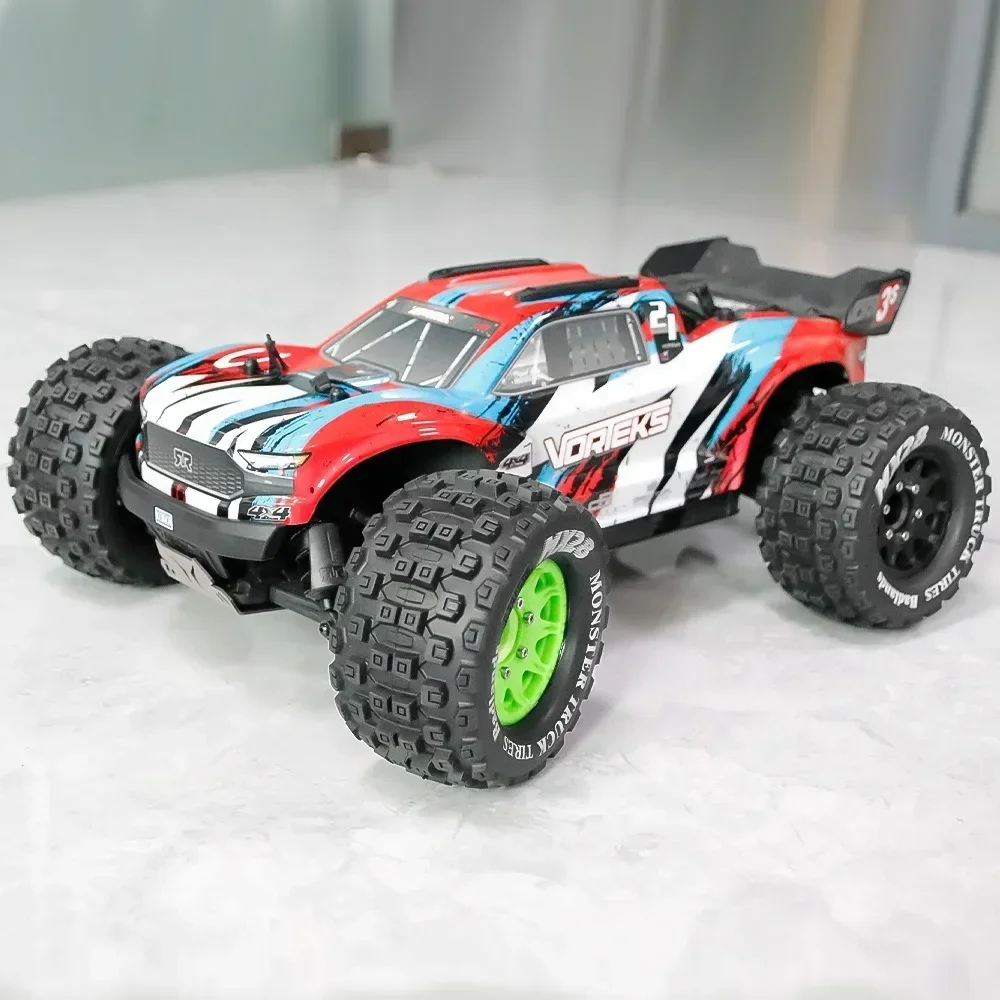 4pcs 128mm 1/10 Monster Stunt Truck Tire 12mm and 14mm Hex for TRXS MAXX ARRMA Granite KRATON Outcast Tamiya Losi Redcat