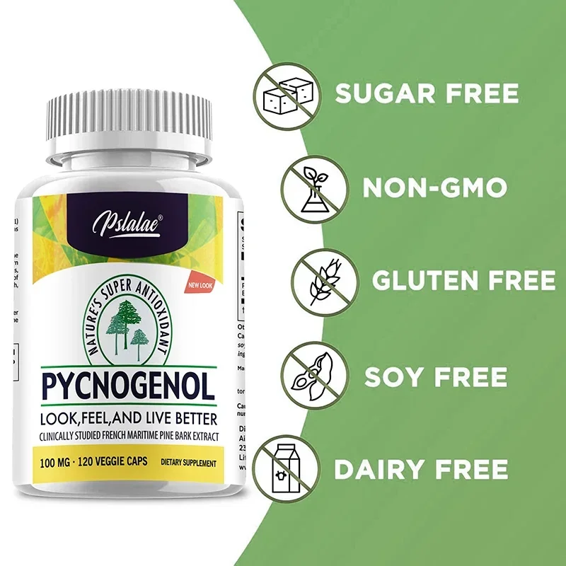 مكمل Pycnogenol - يعزز الدورة الدموية، ودعم صحة القلب والأوعية الدموية، ومضاد للأكسدة