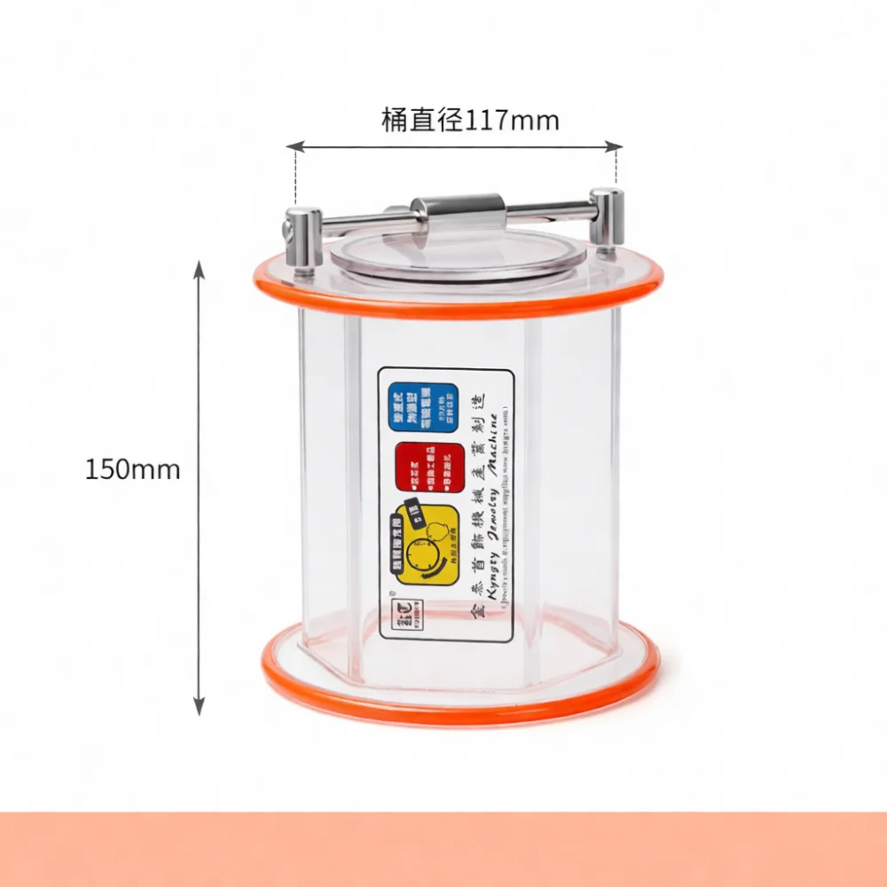 For KT6808 KT2000 Rotary Drum Polisher Replacement Parts Repair Kit Sealing Gasket Drive Belt Barrel Cover Snap Fastener