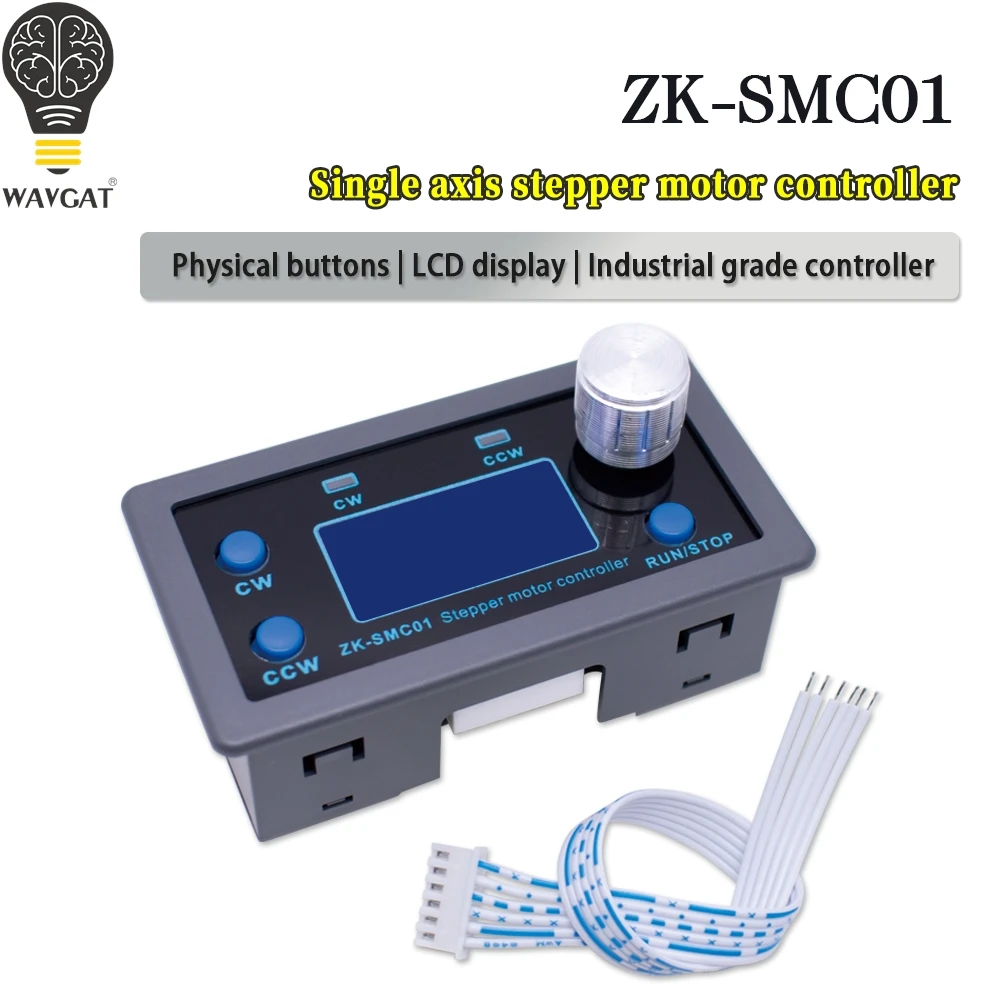 ZK-SMC01 SMC01 42 57 Stepper Motor Controller Positive and Reverse Angle Pulse Speed Control Board Programmable PLC Serial