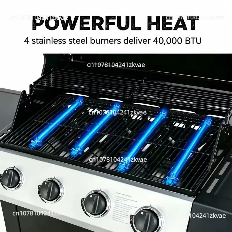 Wholesale Stainless Steel BBQ Grill with Side Table BBQ Grill Suitable for Hiking BBQ