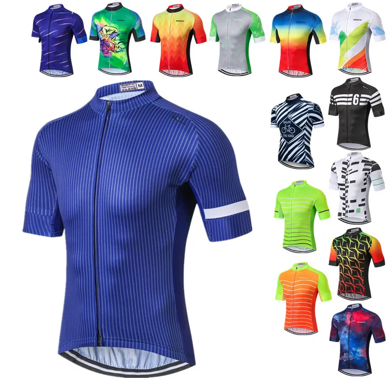 

Weimostar Quick Dry Purple Cycling Jersey Men Summer Anti-UV Mountain Bike Clothing Top Road Team Bicycle Shirt Maillot Ciclismo