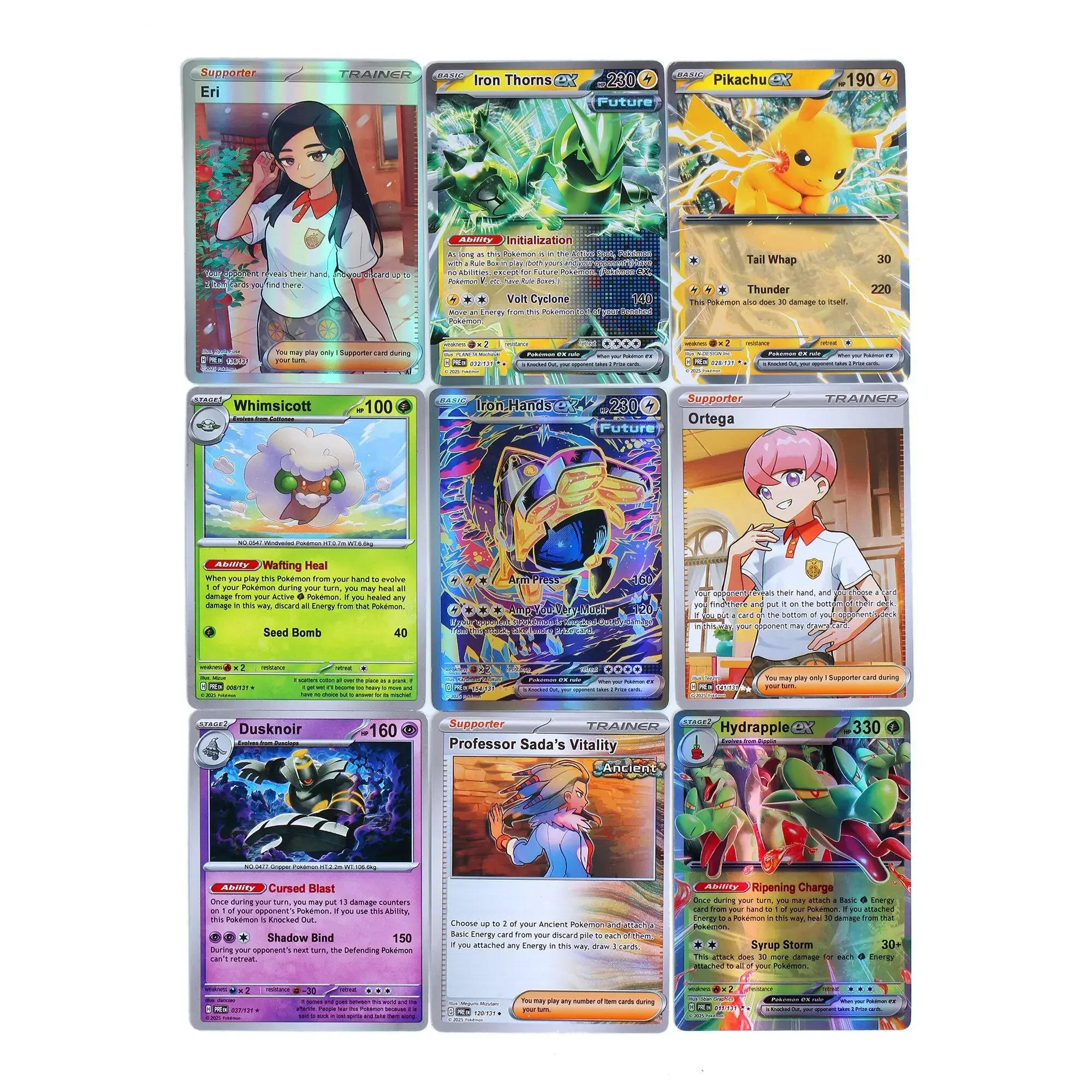 @@360 szt. Karta Pokemon Prismatic Evolutions Obsidian Flames PALDEAN FATES Surging Sparks English Booster Battle Transaction Card