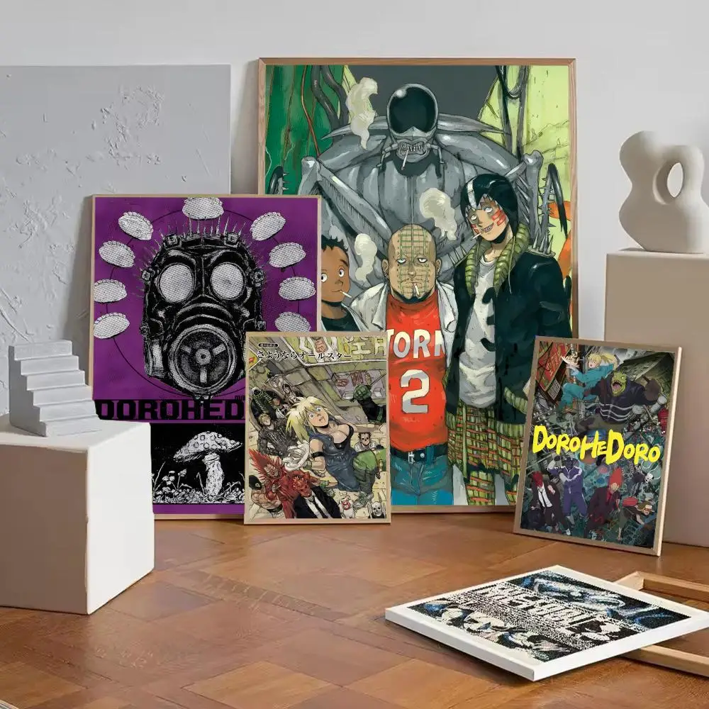 Anime D-Dorohedoro Poster Paper Print Home Living Room Bedroom Entrance Bar Cafe Art Painting Decoration